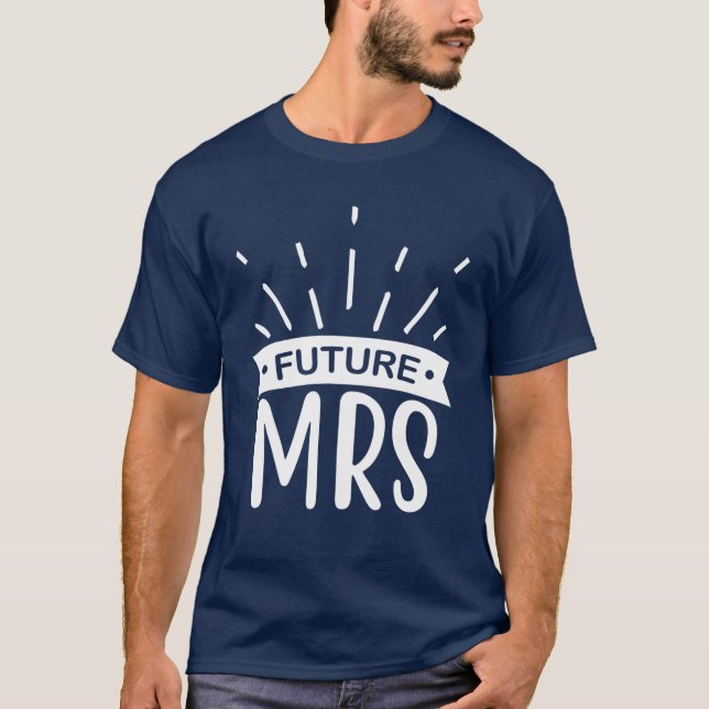 T-shirt Futur Mme Groupe de Mariage et Enterrement de Vie  (Devant)