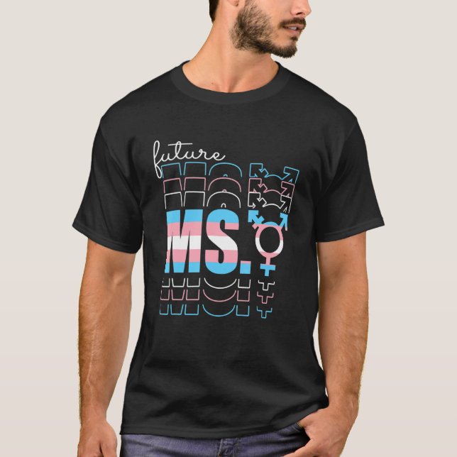 T-shirt Futur Mme Transgender Mtf Lgbt Pride 1 (Devant)