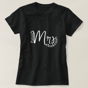 T-shirt futur moderne Mme scénario enterrement de vie de j