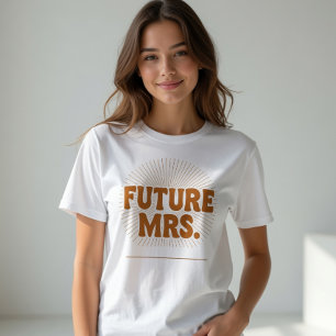 T-shirt Futur nom de famille personnalisé Mme Nom person