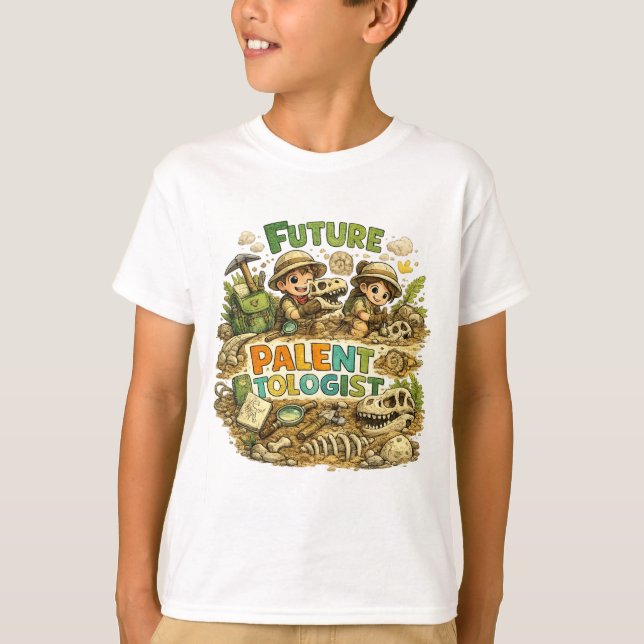 T-shirt Futur paléontologue (Devant)
