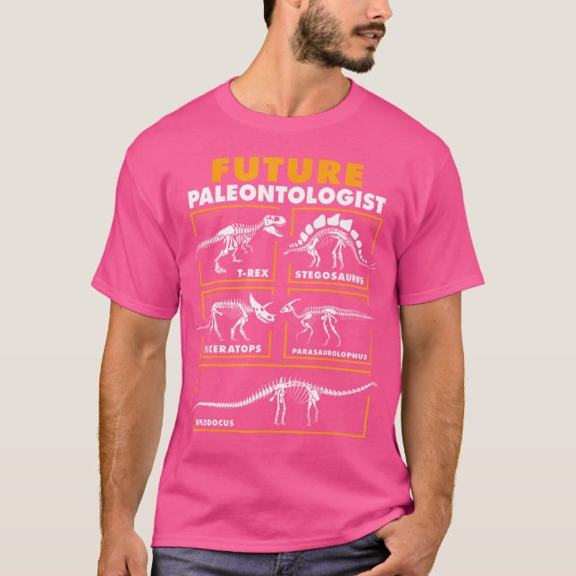 T-shirt Futur paléontologue fossile de dinosaure paléontol (Devant)