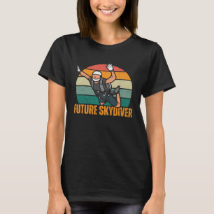 T-shirt Futur parachutiste parachutiste sportif