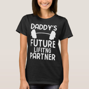 T-shirt Futur partenaire de levage de papa Funny Bodybuild