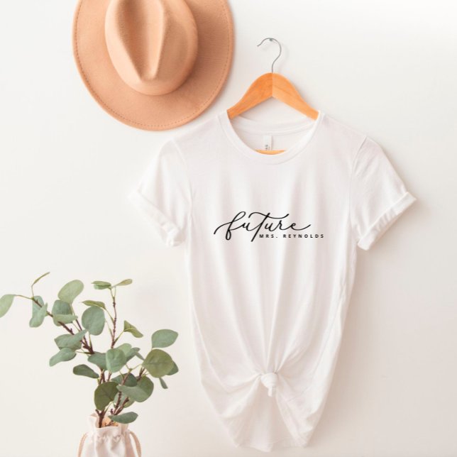 T-shirt Futur personnalisé Mme (Créateur téléchargé)