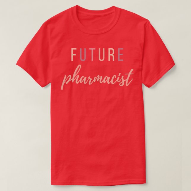 T-shirt futur pharmacien 2 (Design devant)