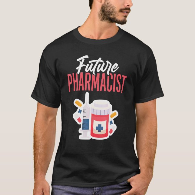 T-shirt Futur Pharmacien Docteur En Pharmacie Futur Étudia (Devant)