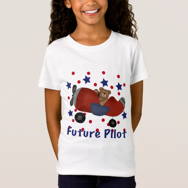 T-Shirt Futur pilote mignon (Devant)