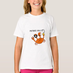 T-shirt Futur Pirate Crabe mignon cadeau d'anniversaire pe