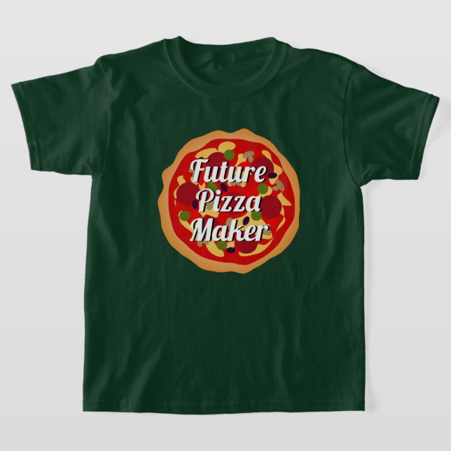 T-shirt Futur Pizza Maker drôle de cuisine italienne chemi (Poser)