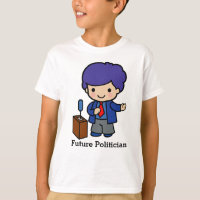Futur politicien/président avec cheveux bleus