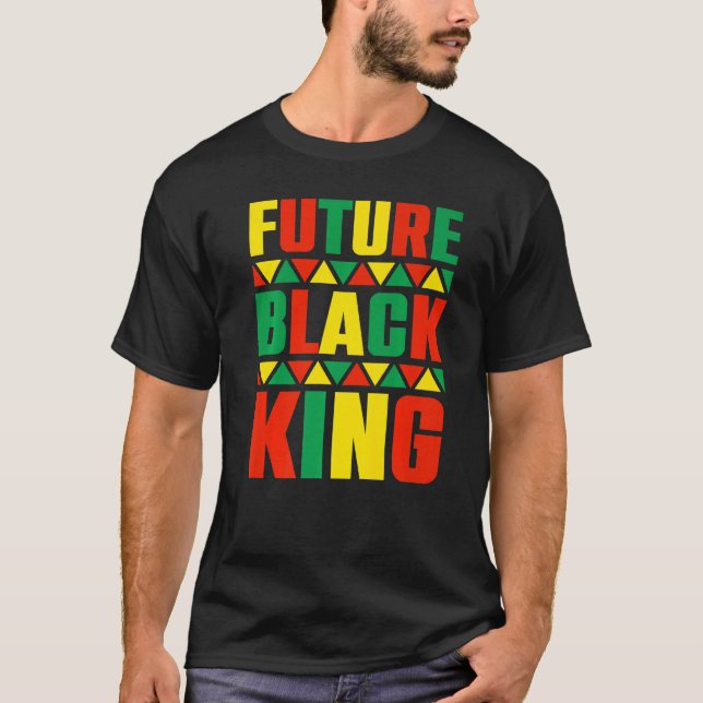 T-shirt Futur roi noir (Devant)