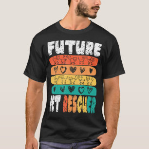 T-shirt Futur Sauveteur d'animaux de compagnie Chien Secou