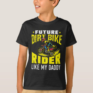 T-shirt Futur Vélo De Chemin Comme Mon Papa