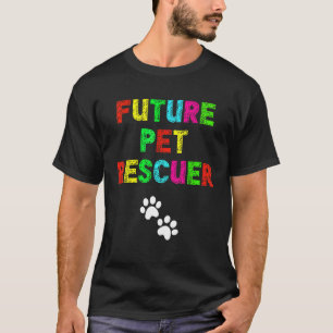 T-shirt Futur vétérinaire sauveteur d'animaux de compagnie