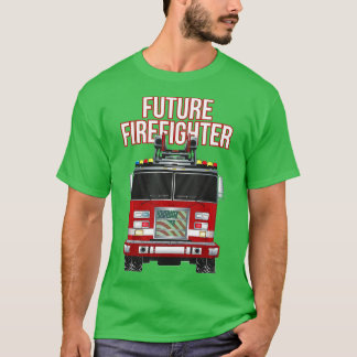 T-shirt Future American Firefighter Boys Fire Department T