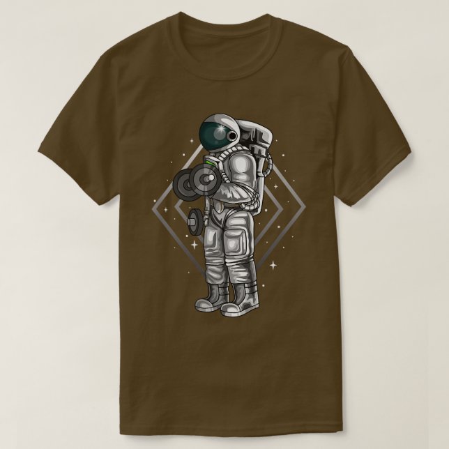 T-shirt Future astronaute Fitness Workout (Design devant)