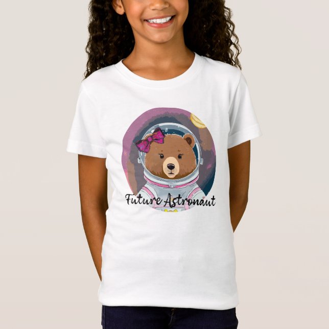 T-Shirt "Future Astronaute" Girl Power (Devant)