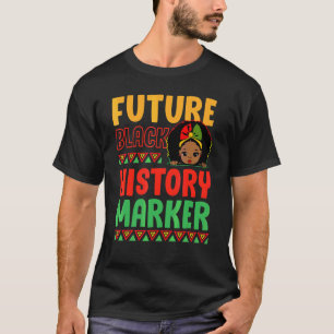 T-shirt Future Black History Maker Afro African Black Girl