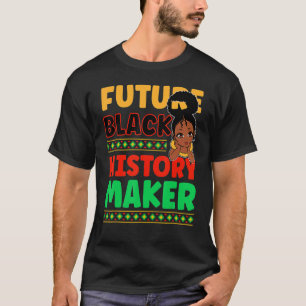 T-shirt Future Black History Maker Queen Melanin Afro Fric