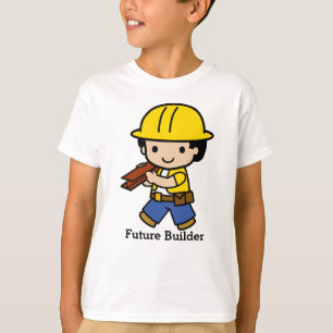 T-shirt Future Builder en Casquette dur jaune