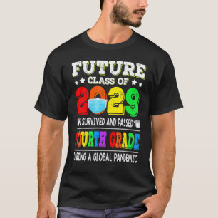 T-shirt Future Class Of 2028 2029 Retour À L'École Masque
