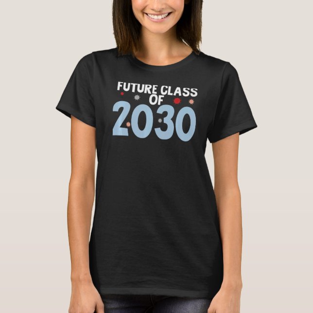 T-shirt Future Class Of 2030 Cute 4th Grade (Devant)