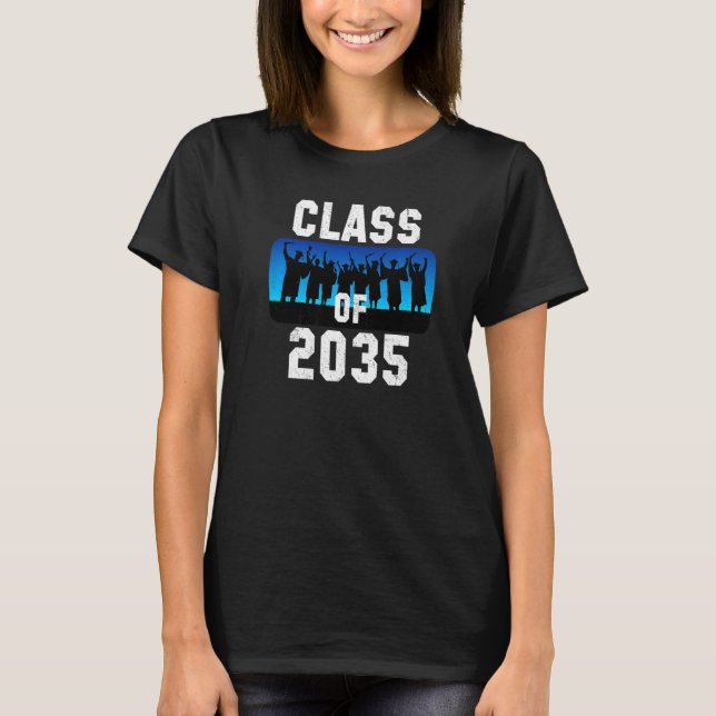 T-shirt Future Class of 2035 Kindergarden Graduation Celeb (Devant)