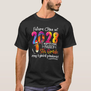 T-shirt Future Classe De 2028 Retour À L'Équipe Scolaire C