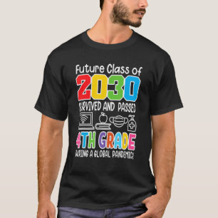 T-shirt Future Classe De 2030 I Diplôme D'École I Quatrièm