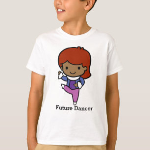 T-shirt Future danseuse mignonne, jazz / ballet