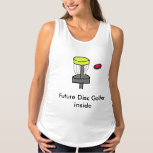 Future Disk Golfer Dans la chemise de maternité