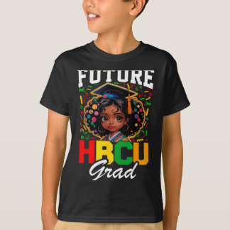 T-shirt Future élève diplômé HBCU fille noire enfant HBCU