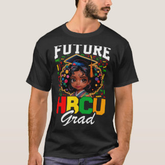 T-shirt Future élève noire diplômée de l'université noire
