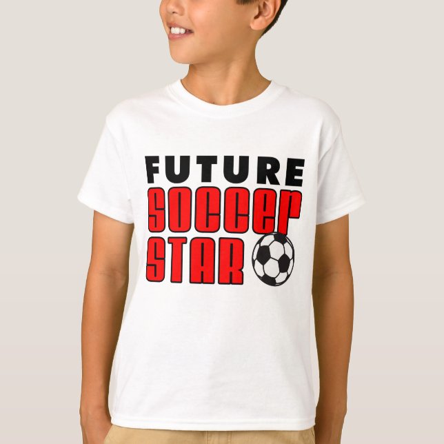 T-shirt Future étoile du football (Devant)