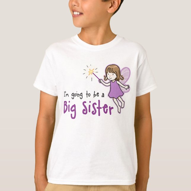 T-shirt Future fée de grande soeur (Devant)