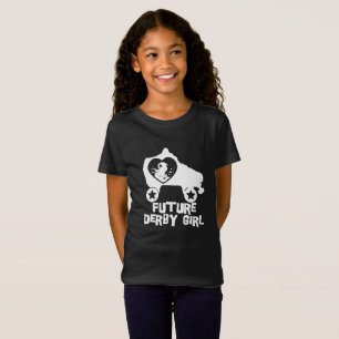 T-Shirt Future fille de Derby, conception de patinage de