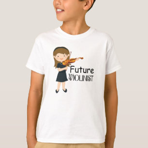 T-shirt Future fille mignonne de joueur de violon