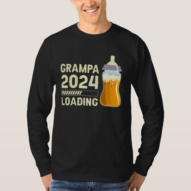 T-shirt Future Grampa Grampa to be Grampa 2024 loading (Devant)