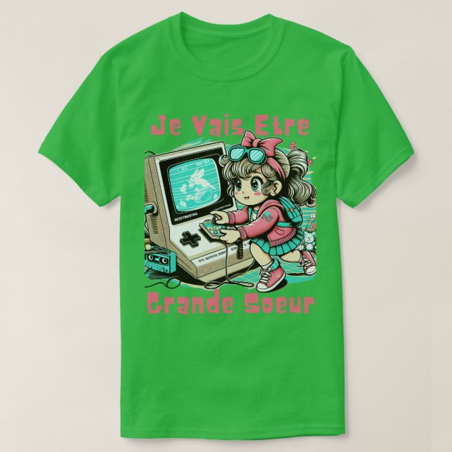T-shirt Future Grande Soeur 2025 Bientot Grande Soeur Anno (Design devant)