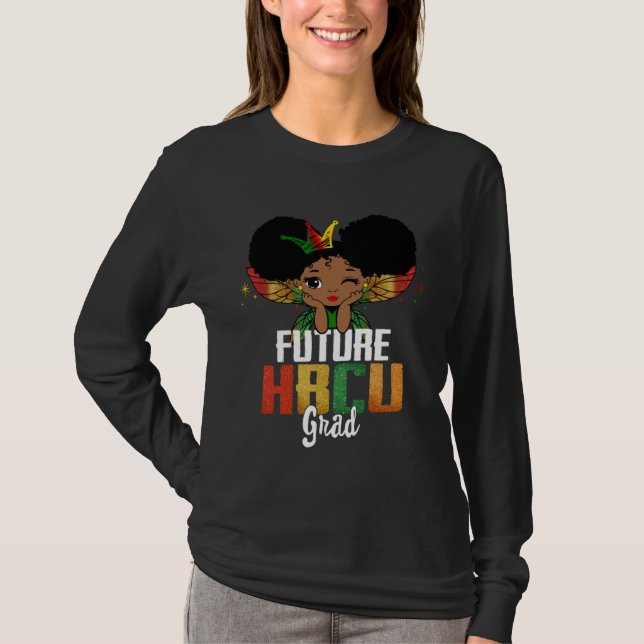 T-shirt Future HBCU Grad Afro African Black Girls Kid Futu (Devant)
