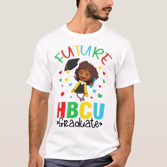 T-shirt Future Hbcu Grad Fille Diplômée Hbcu Futur Collégi (Devant)