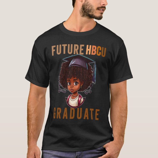 T-shirt Future HBCU Grad History Black College Girl Kid Yo (Devant)