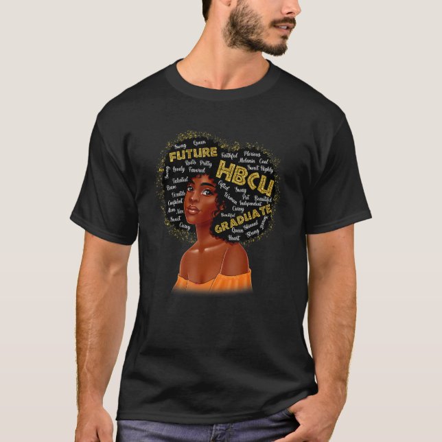 T-shirt Future HBCU Grad History Black College Girl Women  (Devant)