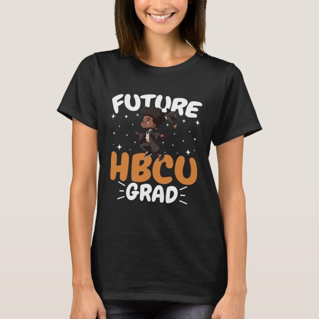 T-shirt Future HBCU Grad History Black College Youth Black (Devant)