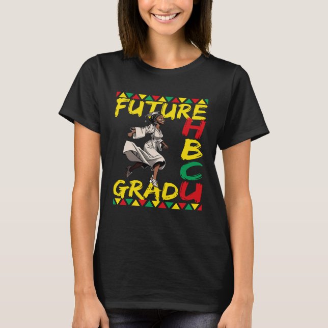 T-shirt Future HBCU Grad History Black College Youth Kids  (Devant)