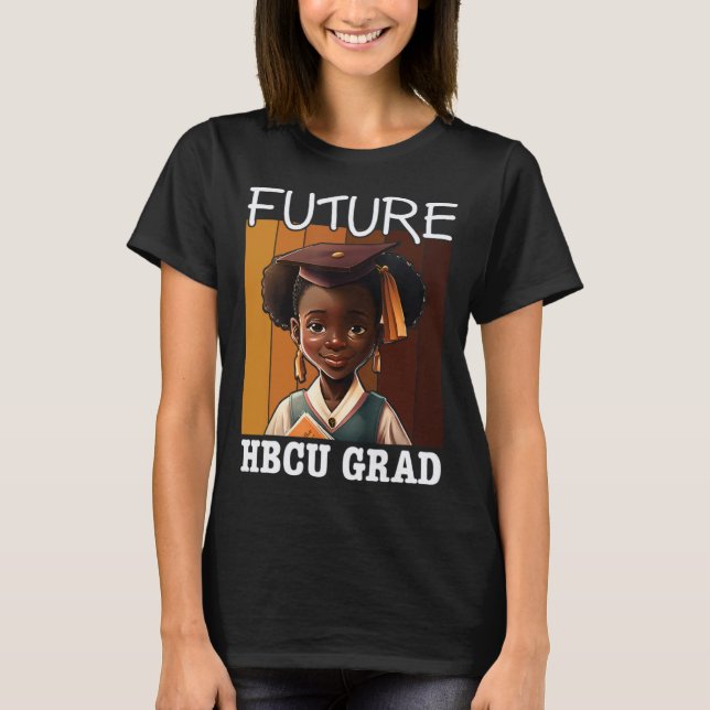 T-shirt Future HBCU Grad History Black College Youth Kids  (Devant)
