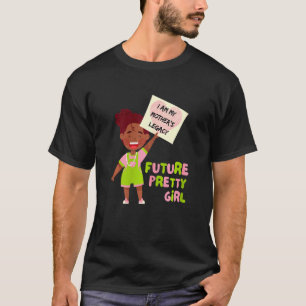 T-shirt Future Jolie Fille Première Sororité Noire 08