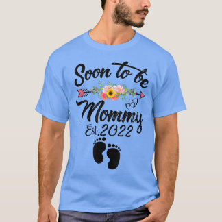T-shirt Future Maman 2022 Fête Des Mères Première Fois Mam