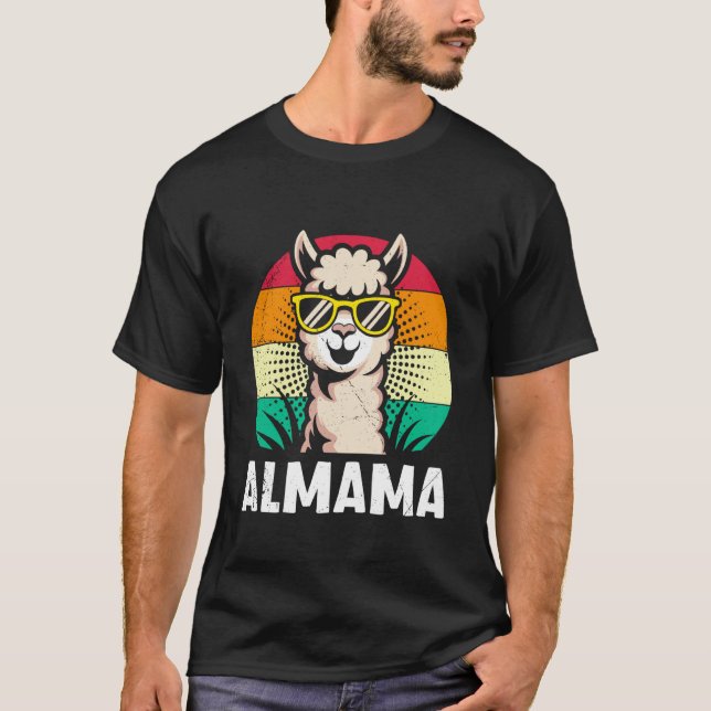 T-shirt Future Maman LAMAMA ALMAMA Maman drôle (Devant)